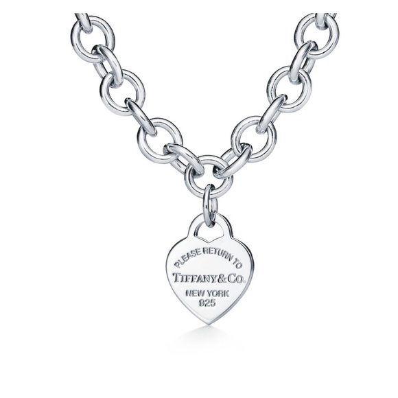 Tiffany & Co. Jewelry Vintage Return To Tiffany Heart Tag Chain